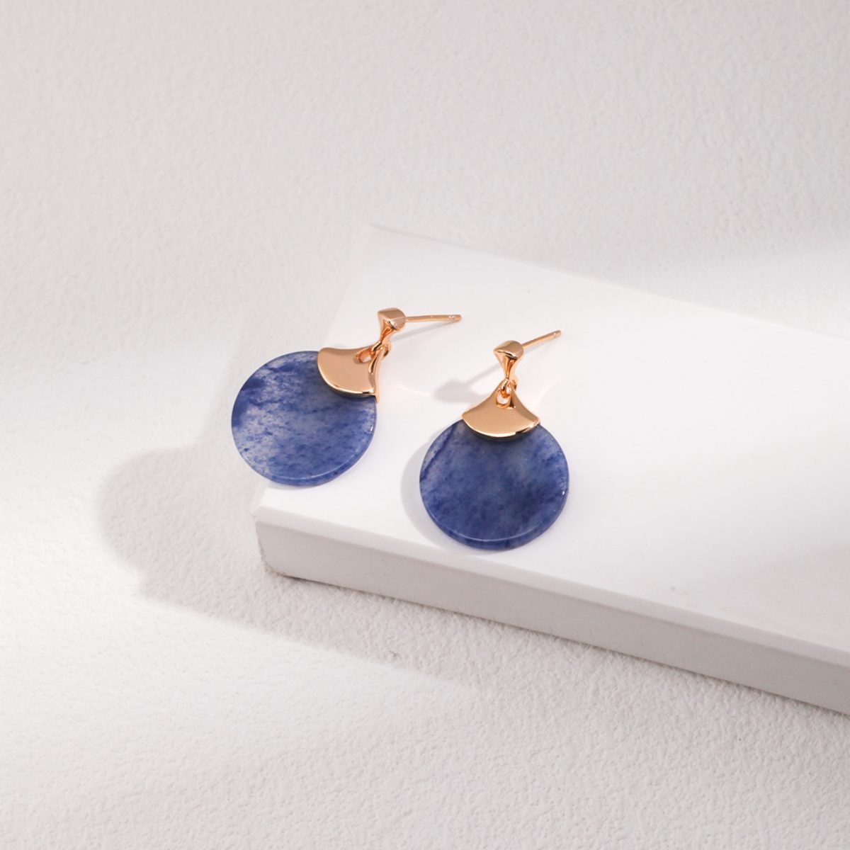 AVENTURINE EARRINGSGIFTLISTEAVENTURINE EARRINGSsterling silver, lapis lazuli, 18k gold vermeil, earrings