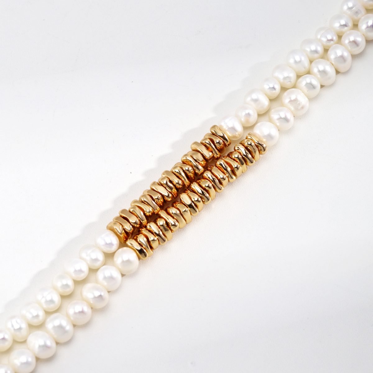 BAROQUE PEARL NECKLACEGIFTLISTEBAROQUE PEARL NECKLACEsterling silver, pearl, 18k gold vermeil, necklace