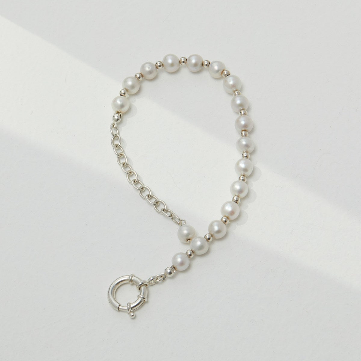 PEARL BRACELETGIFTLISTEPEARL BRACELETsterling silver, pearl, 18k gold vermeil, bracelet