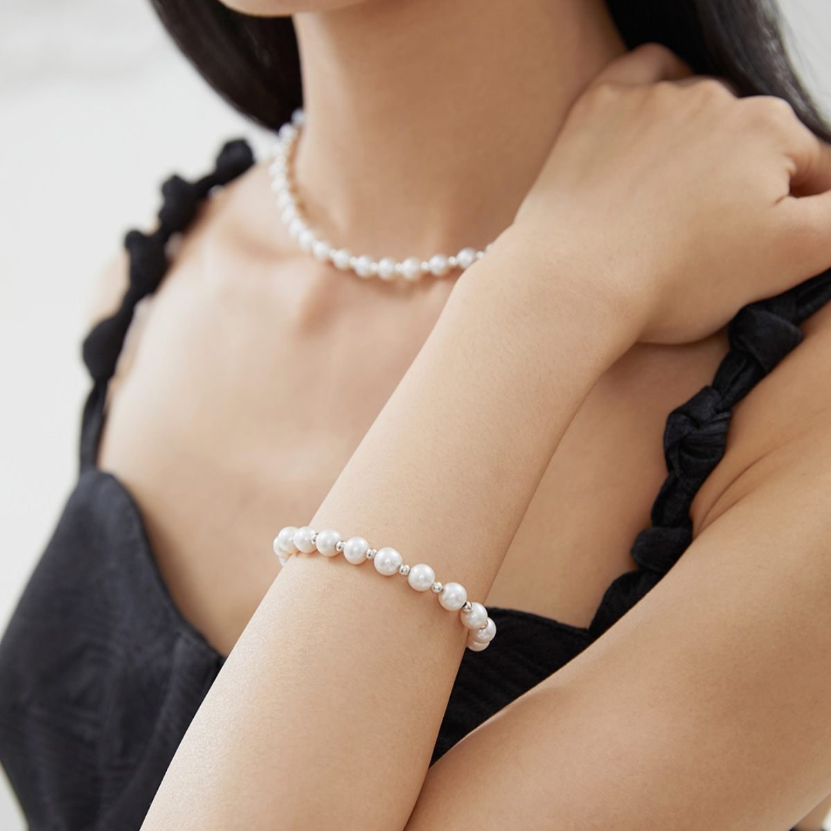 PEARL BRACELETGIFTLISTEPEARL BRACELETsterling silver, pearl, 18k gold vermeil, bracelet