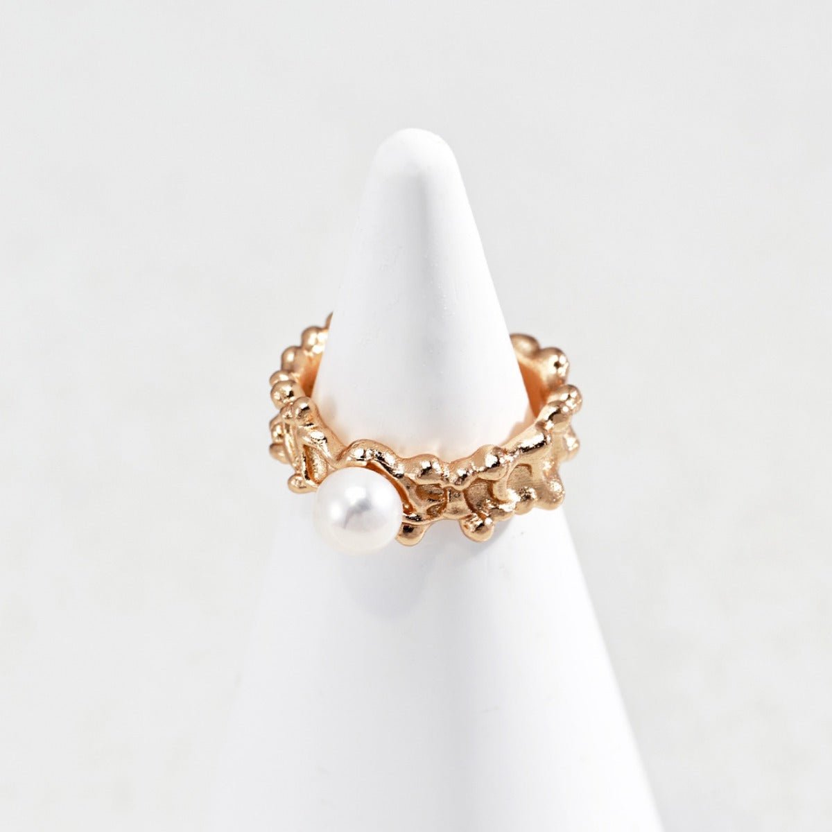 PEARL RINGGIFTLISTEPEARL RINGsterling silver, pearl, 18k gold vermeil, ring