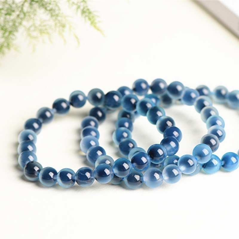 Classic Blue Core Agate BraceletGIFTLISTEClassic Blue Core Agate BraceletBracelet, Agate, Blue, Core