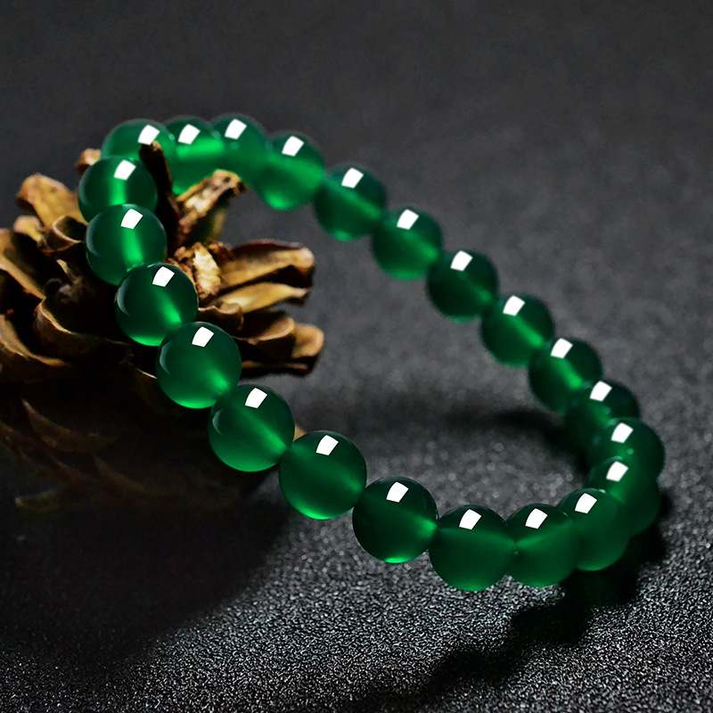 Classic Green Agate BraceletGIFTLISTEClassic Green Agate BraceletBracelet, Agate, Green