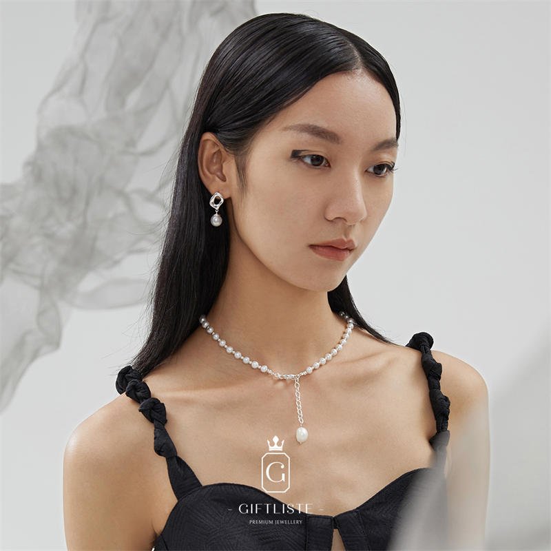 Classic Pearl SetGiftListeset, necklace, bracelet, earrings, 18k, vermeil, gold, silver, pearl