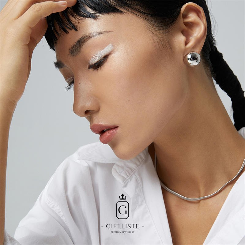 Fashion Simple EarringsGiftListeearrings, 18k, vermeil, gold, silver, pearl