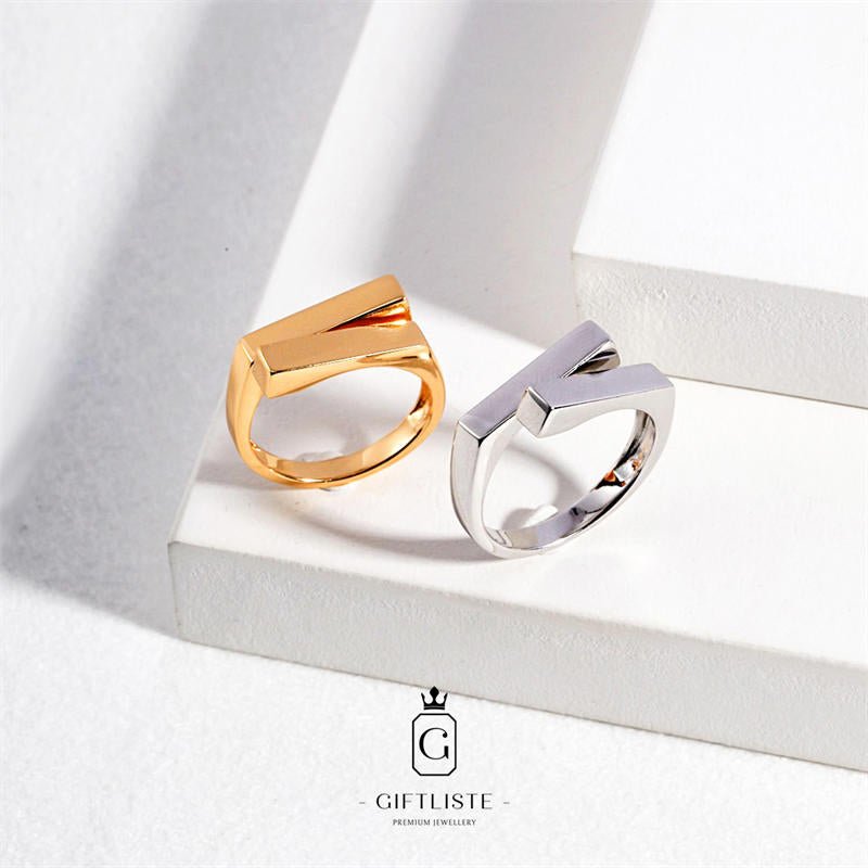 Fashionable & Versatile RingGiftListe18k, vermeil, gold, silver, ring