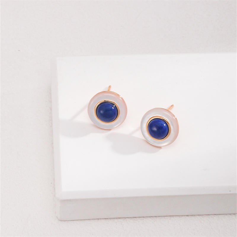 Lapis Lazuli Mother-of-pearl EarringsGiftListeLapis Lazuli Mother-of-pearl Earrings18k, vermeil, gold, silver, earrings, Lapis Lazuli, Mother-of-pearl
