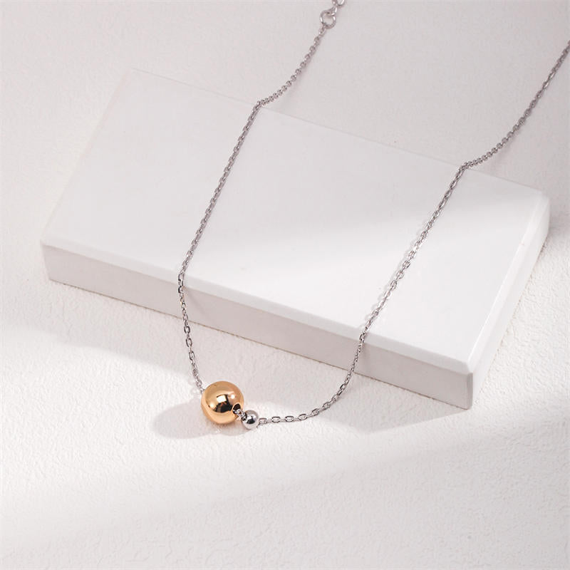 Minimalist Gold & Silver Contrast NecklaceGiftListeMinimalist Gold & Silver Contrast Necklace18k, vermeil, gold, silver, necklace
