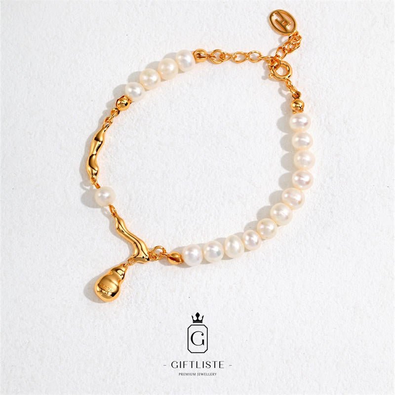 Natural Elements Baroque Pearl BraceletGiftListe18k, vermeil, gold, silver, bracelet, pearl