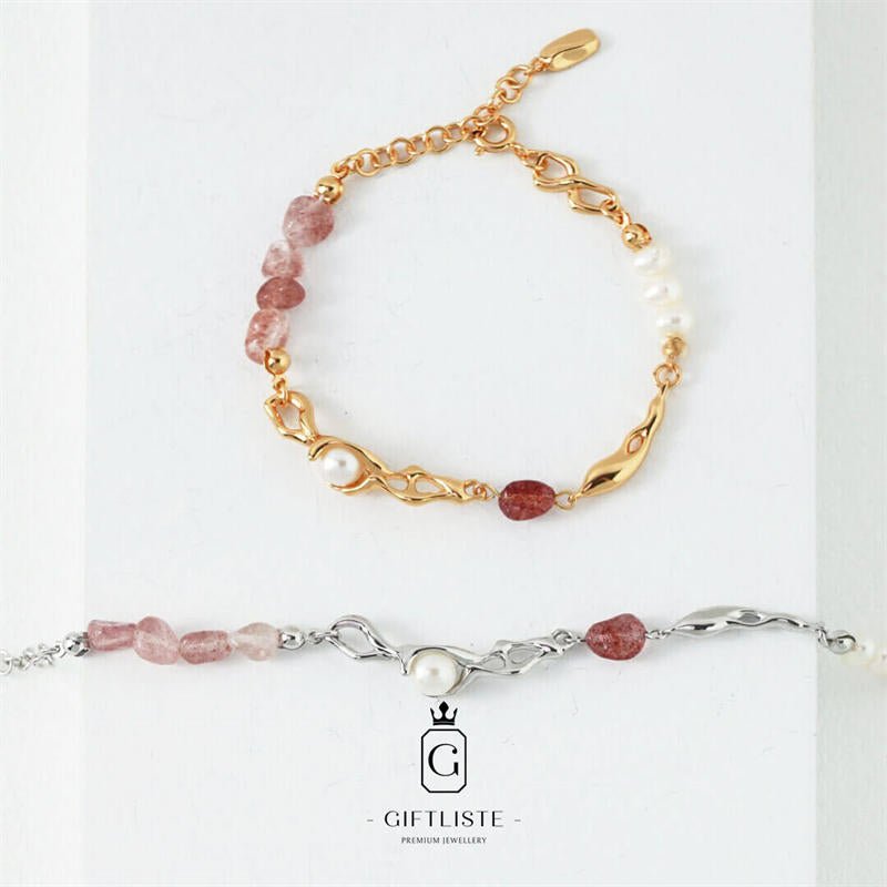 Pearl Crystal Vines BraceletGiftListebracelet, 18k, vermeil, gold, silver, pearl, crystal