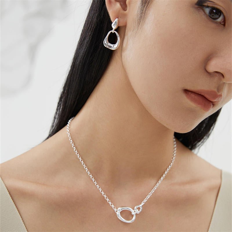 Simple Double Ring Design NecklaceGiftListeSimple Double Ring Design Necklace18k, vermeil, gold, silver, necklace