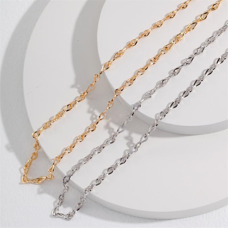 Sterling Silver Thick Twist Ring NecklaceGiftListe18k, vermeil, gold, silver, necklace