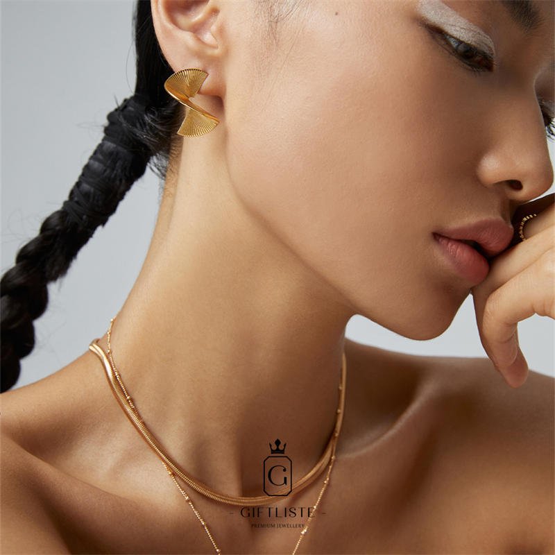 Thickened Version Of Classic Fashion Simple NecklaceGiftListenecklace, 18k, vermeil, gold, silver